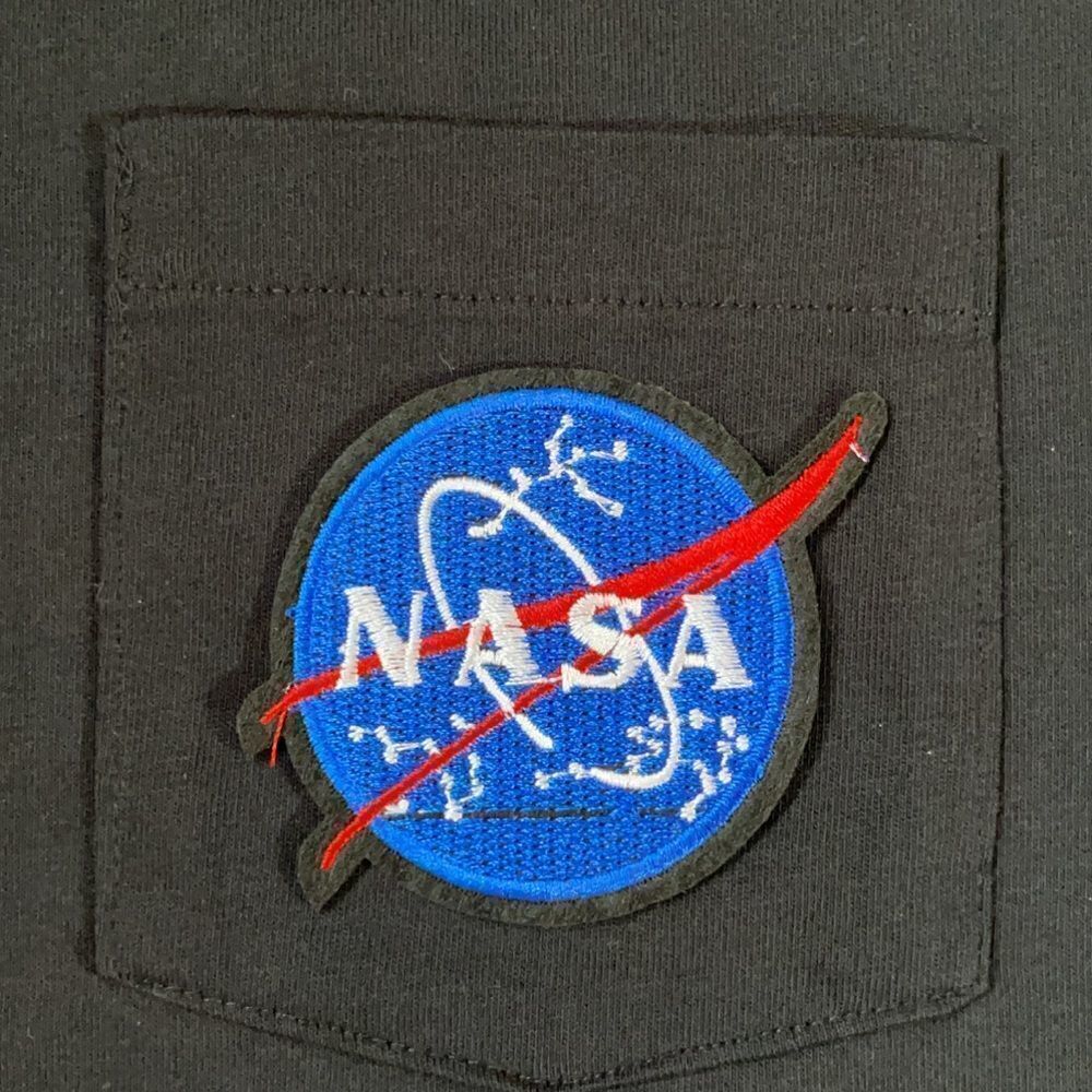 NWT Wool + Pepper Co. NASA Unisex Pocket Tee - Available in Black, Gray, White - Picture 8 of 9
